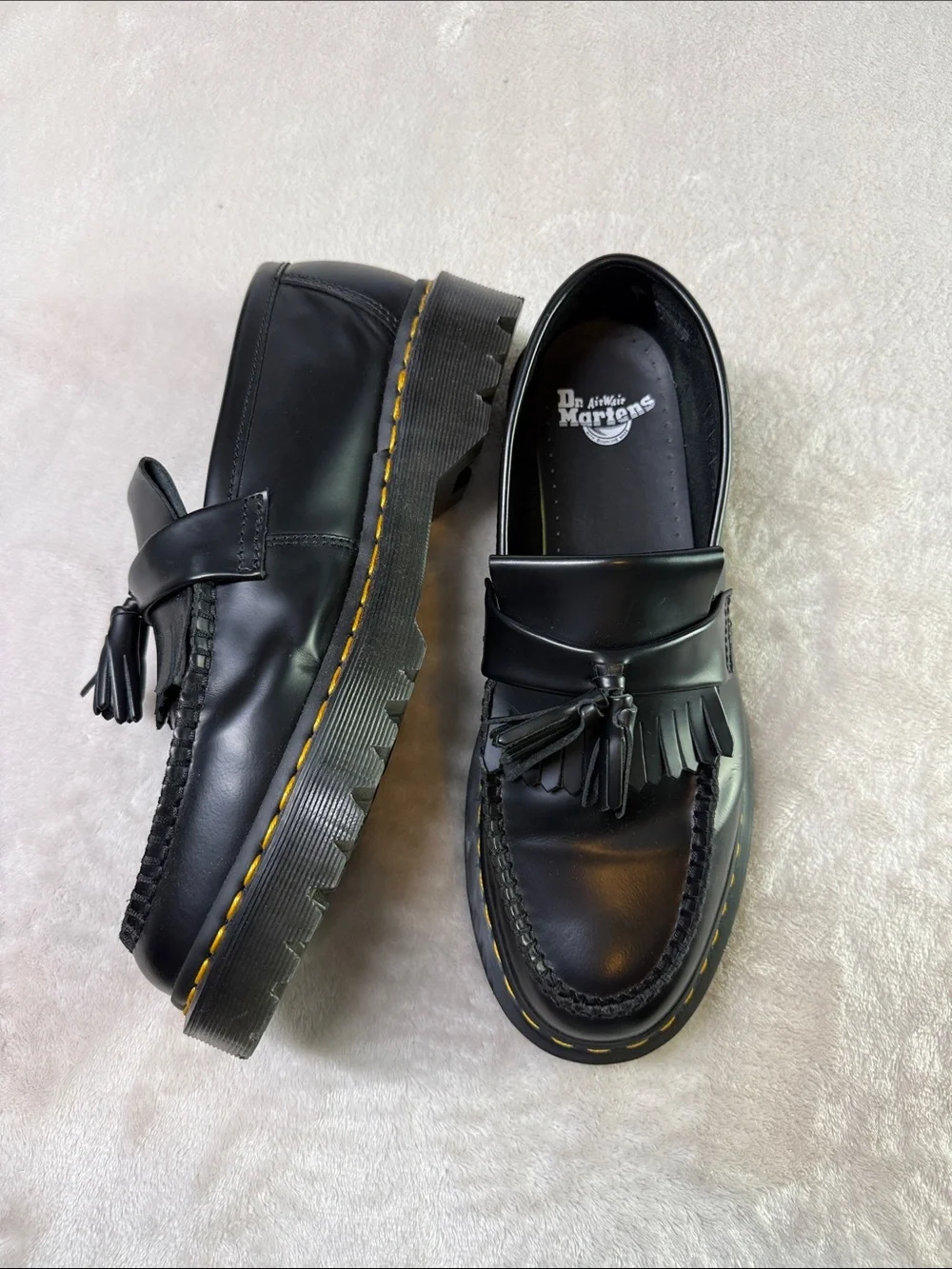 ⭐️Dr. Martens Adrian Bex Smooth Leather Tassel Loafers Black Size US Men 11 NWOB